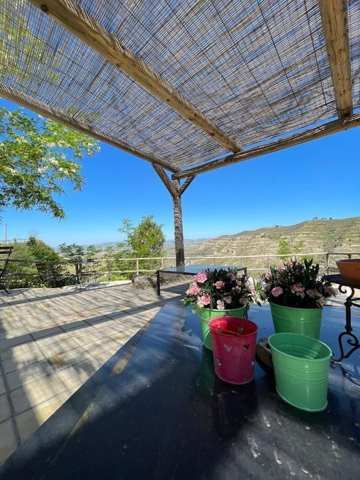 Villa La Casa Sulla roccia Enna Esterno foto